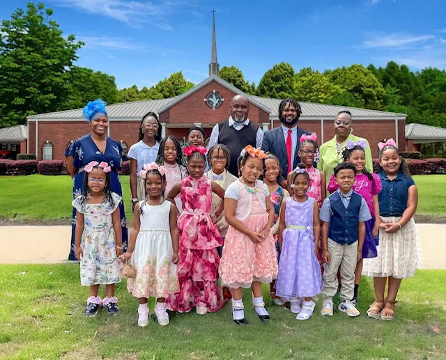 Children gather for Children's Church at Christ Memorial Baptist Church